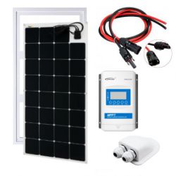 ZESTAW ZASILANIA SOLARNEGO NA KAMPER – FLEX 120W / MPPT10A