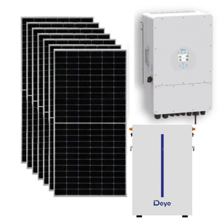 Zestaw Fotowoltaiczny 6,54kW/545Wp/Falownik Deye + magazyn energii DEYE
