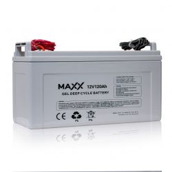 Akumulator żelowy MAXX 120Ah 12V [Kabel 6mm, 2,5m] 405*170*230