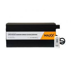 Przetwornica UPS MAXX 6000W Sinus Awaryjne zasilanie 12VDC/230VAC