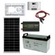 Zestaw fotowoltaiczny 12V 200W z przetwornicą 1500W, akumulatorem 120Ah