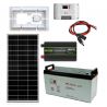 Zestaw fotowoltaiczny 12V 180W z przetwornicą 1500W, akumulatorem 120Ah