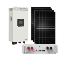 Zestaw off-grid z magazynem energii 1,54 kWp | 4× JA Solar 385W + LFP 5.12 kWh + inwerter Epever 5500W