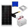 Zestaw fotowoltaiczny OFF-GRID 140W 12V z akumulatorem 100Ah i przetwornicą 2000W