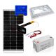 Zestaw fotowoltaiczny OFF-GRID 160W 12V z akumulatorem 120Ah i przetwornicą 2000W