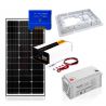 Zestaw fotowoltaiczny OFF-GRID 160W 12V z akumulatorem 100Ah i przetwornicą 2000W