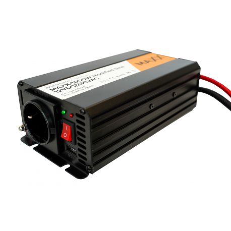 Przetwornica napięcia MAXX 1000W Modified Sine 12VDC/230VAC [500W/1000W]