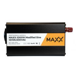 Przetwornica napięcia MAXX 1000W Modified Sine 12VDC/230VAC [500W/1000W]