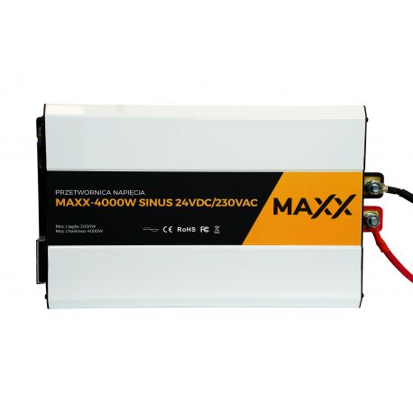 Przetwornica napięcia MAXX 4000W Sinus 24VDC/230VAC [2000W/4000W]