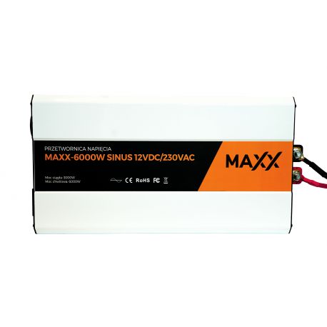 Przetwornica napięcia MAXX 6000W Sinus 12VDC/230VAC [3000W/6000W]