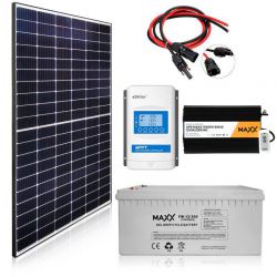 Zestaw zasilania solarnego 385W / 12V- 230V - 3000W / 200Ah