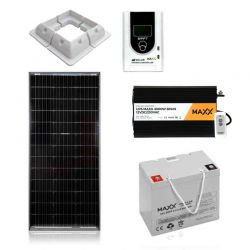 Zestaw solarny 240W MAXX z akumulatorem 80Ah 12/230V 3000W
