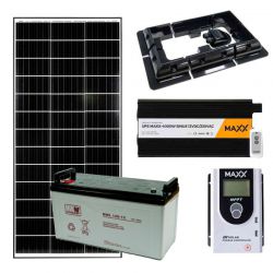 Zestaw fotowoltaiczny OFF-GRID 200W Half-Cut 12V 120Ah UPS 4000W