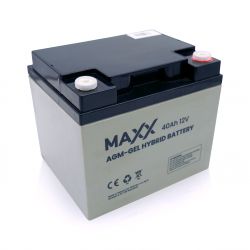 Akumulator AGM-GEL HYBRYDOWY MAXX 40Ah [197*165*172*172]