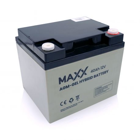 Akumulator AGM-GEL HYBRYDOWY MAXX 40Ah [197*165*172*172]