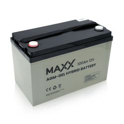 Akumulator AGM-GEL HYBRYDOWY MAXX 100Ah [330*171*216*219]